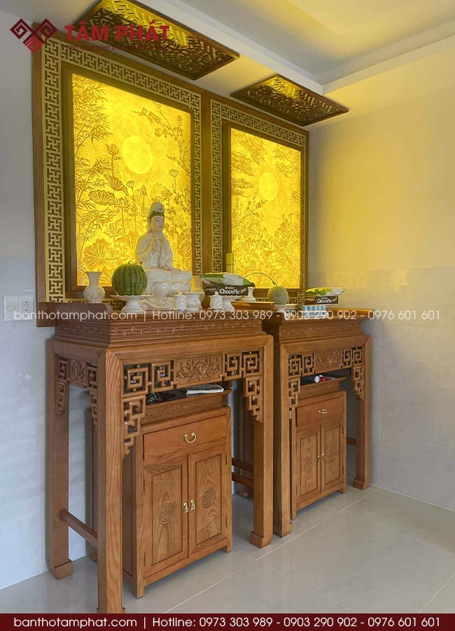 Phòng thờ BT-1706 nhận được đánh giá cao từ quý khách hàng.