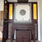 Phong cách phòng thờ BT-1702 đơn giản, nhẹ nhàng, hiện đại.