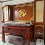 Phòng thờ Gia Tiên phúc lành viên mãn mẫu BT-1721