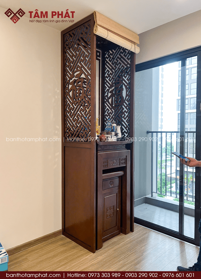 Bàn Thờ Chung Cư Đẹp Phù Hợp Căn Hộ Nhỏ