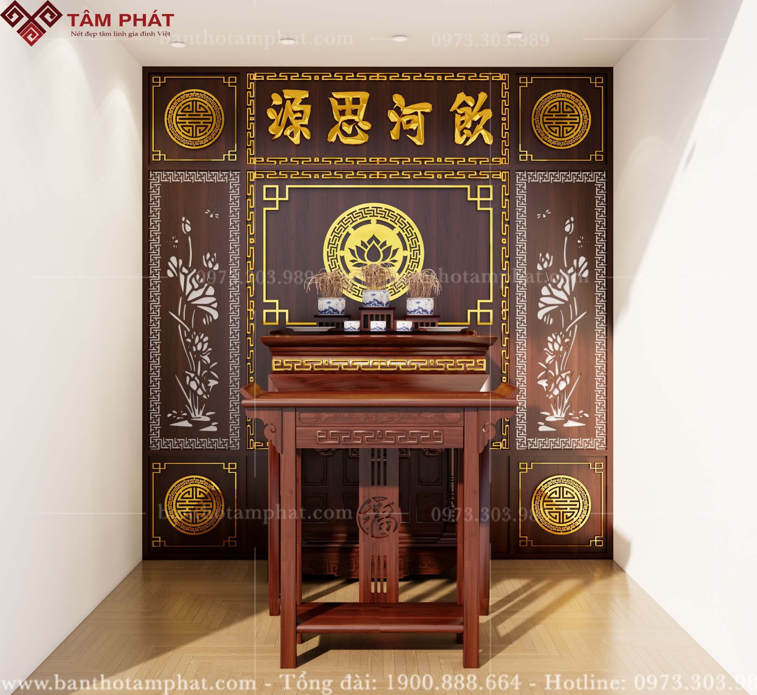 Tứ tự " Uống Nước Nhớ Nguồn" biểu thị lòng biết ơn, không quên cội nguồn, mong con cháu ghi nhớ công ơn của ông bà tổ tiên.