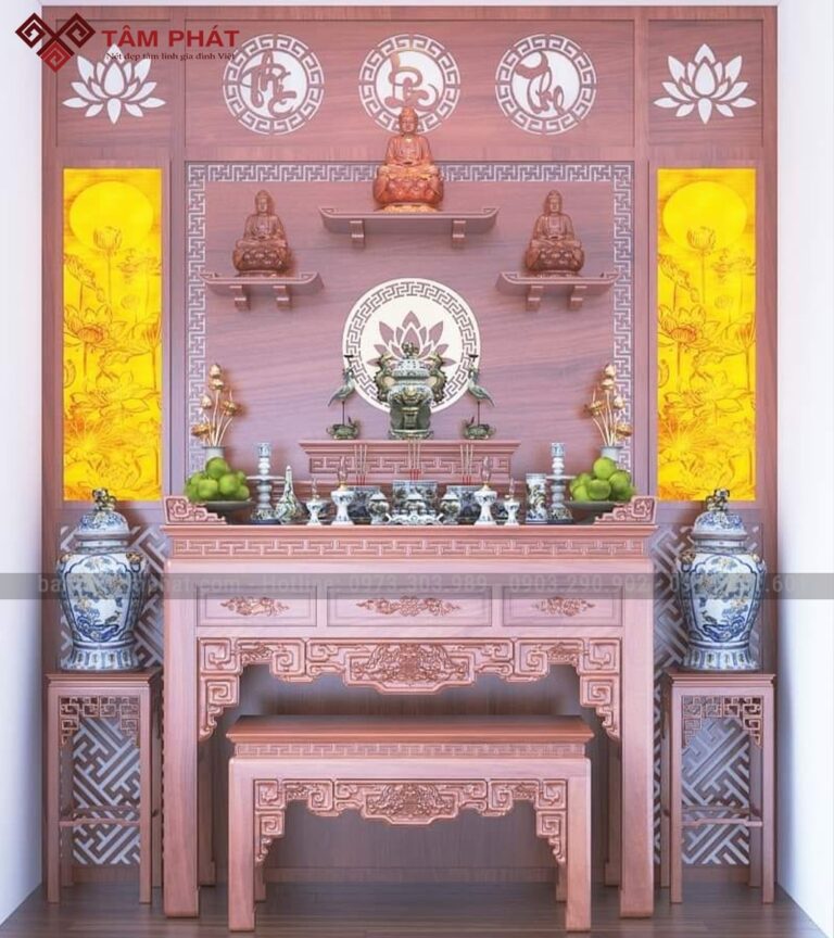 Chất Liệu Gỗ Là Giá Trị Của Mẫu Bàn Thờ