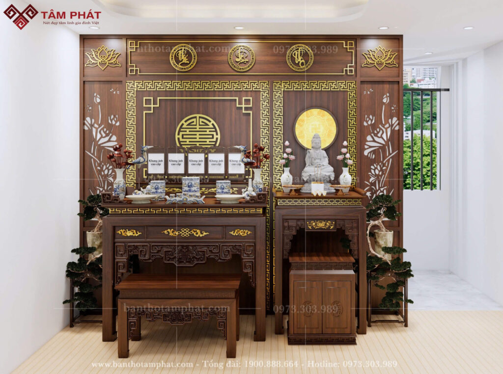 Chọn Bàn Thờ Gia Tiên Theo Phong Thủy