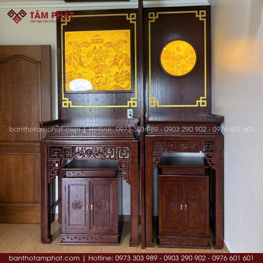 Không cần tách hẳn 2 phòng, chỉ với một vách ngăn gỗ đã có thể tối ưu không gian sinh hoạt.