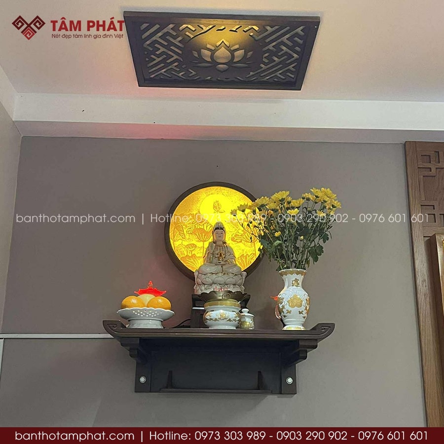 Bàn Thờ Chung Cư Tâm Phát Chuẩn Phong Thủy Cho Căn Hộ