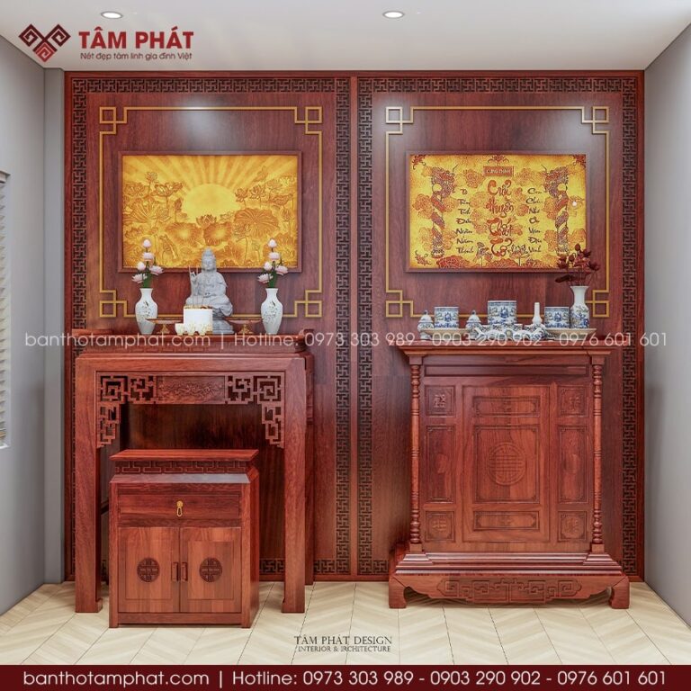 Cách Chọn Bàn Thờ Gia Tiên Phù Hợp Với Không Gian Nhà Ở