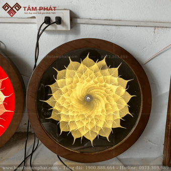 Tranh tròn treo bàn thờ mẫu TX-006