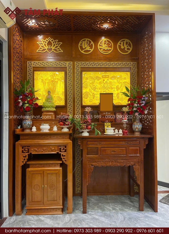 Bàn Thờ Phật Và Gia Tiên