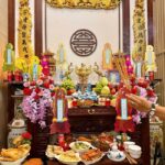 Bộ cuốn thư câu đối sang trọng, mang nét đẹp truyền thống Á Đông đặc biệt.