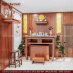 Thiết kế phòng thờ riêng cho nhà phố mẫu BT-1776