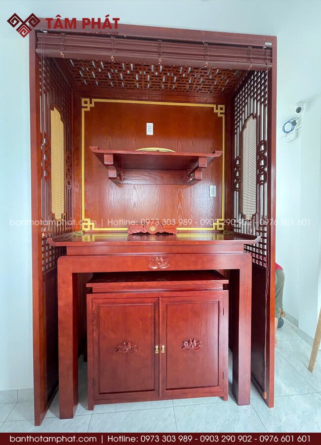 Phòng thờ 2 tầng hiện đại mẫu BT-1787