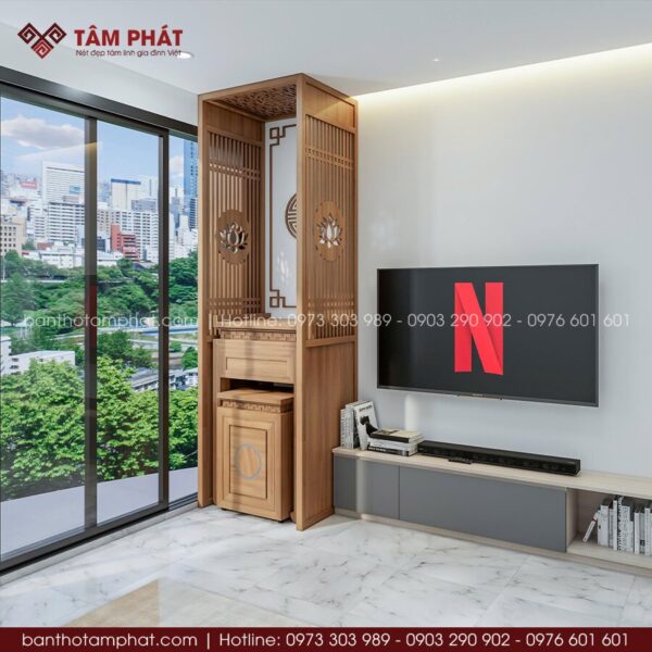 Thiết kế hiện đại phù hợp với nội thất nhà cửa.