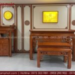Phòng thờ đơn giản BT-1786 phù hợp với mọi không gian nhà cửa hiện đại, phòng thờ riêng, biệt thự, nhà phố...