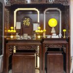 Hoàn thiện mẫu phòng thờ BT-1778 chuẩn phong thủy, đẹp từ mọi góc nhìn.