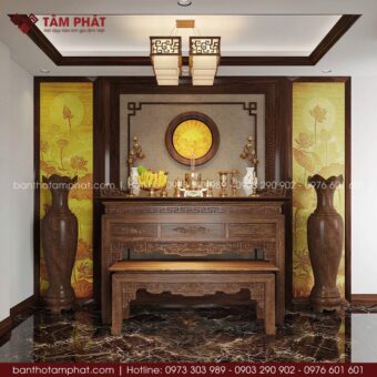 Phòng Thờ Gia Tiên Nên Chọn Màu Gì Và Nội Thất Đi Kèm