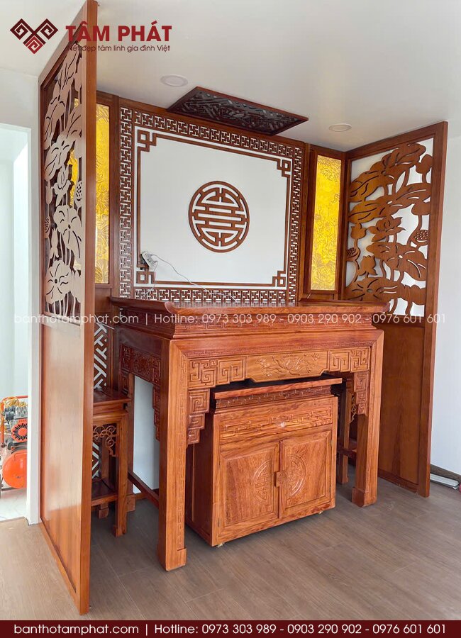 Bộ Bàn Thờ Gia Tiên Hiện Đại