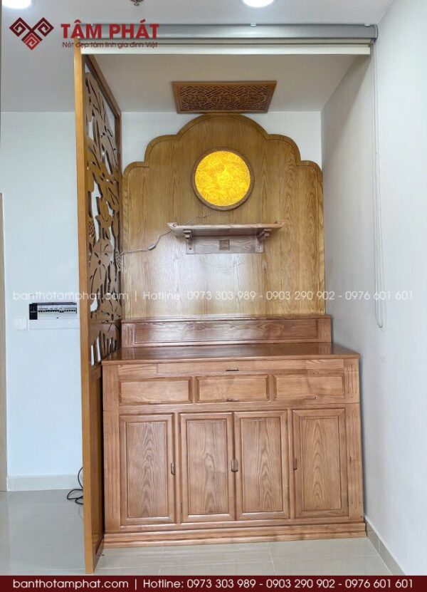 Chất liệu gỗ tốt, bền bỉ với thời gian.