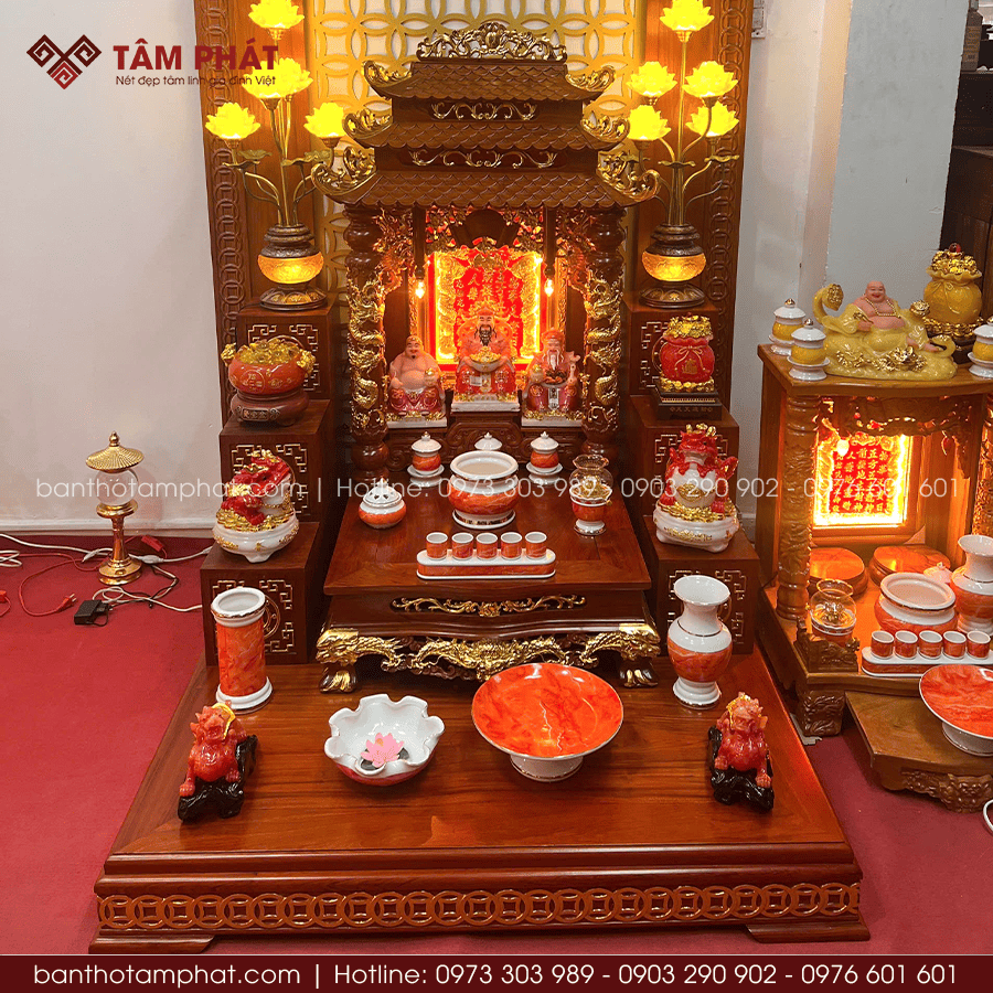 Combo bàn thờ Ông Địa được nhiều gia chủ lựa chọn 