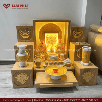 Combo bàn thờ Thần Tài bán chạy nhất 2026 mẫu BTT-3031