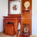 Đây là kiểu bố trí được nhiều gia đình lựa chọn bởi sự tiện lợi, tiết kiệm diện tích.