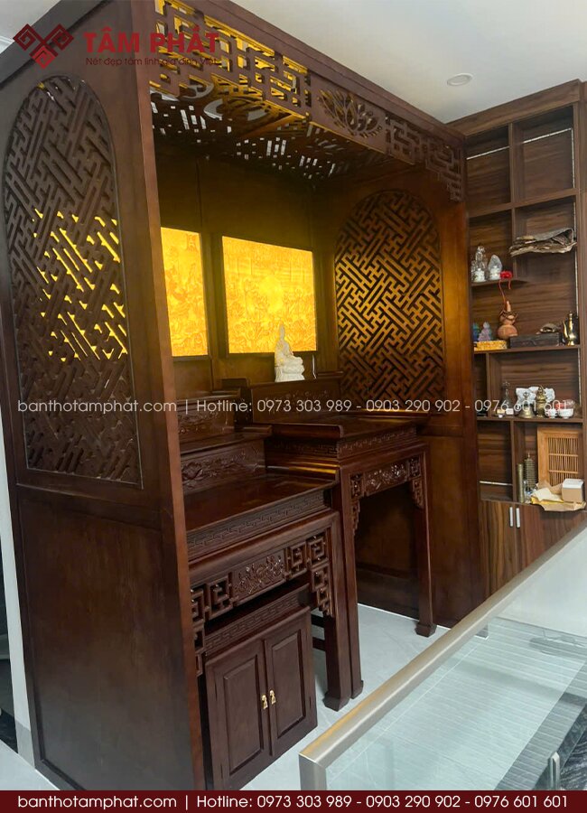 Từng chi tiết đều được tính toán kỹ để vừa đẹp mắt lại không bị rối hay bí không gian.