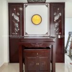 Phòng thờ hoa sen hiện đại mẫu BT-1799