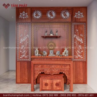 Phòng thờ Miền Nam dễ bố trí tại phòng khách mẫu BT-1791