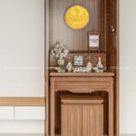 Phòng thờ BT-1790 được thiết kế tối ưu diện tích nhưng vẫn giữ trọn sự trang nghiêm.