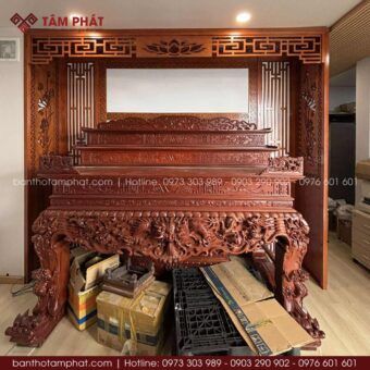 Sập thờ tam cấp đẹp mẫu ST-1797