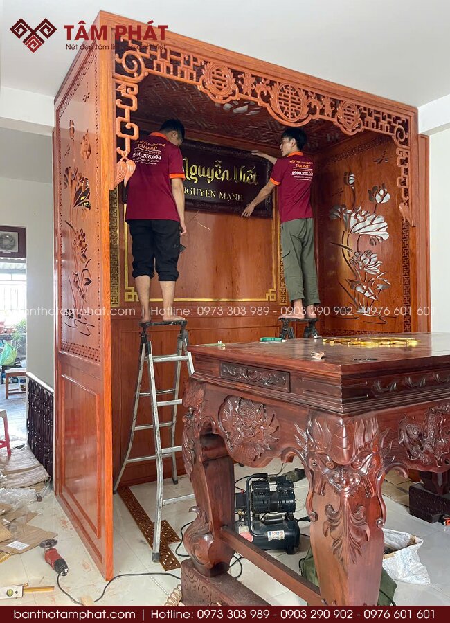 Đội ngũ kỹ thuật lành nghề, lắp đặt chỉn chu, chắc chắn.