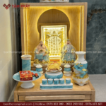 Màu sắc bàn thờ và đồ thờ đa dạng