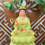 Tượng Quan Thế Âm Bồ Tát Ngọc Xanh